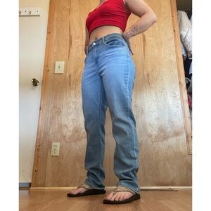 Levi's Women'sBlue Straight Leg Jeans